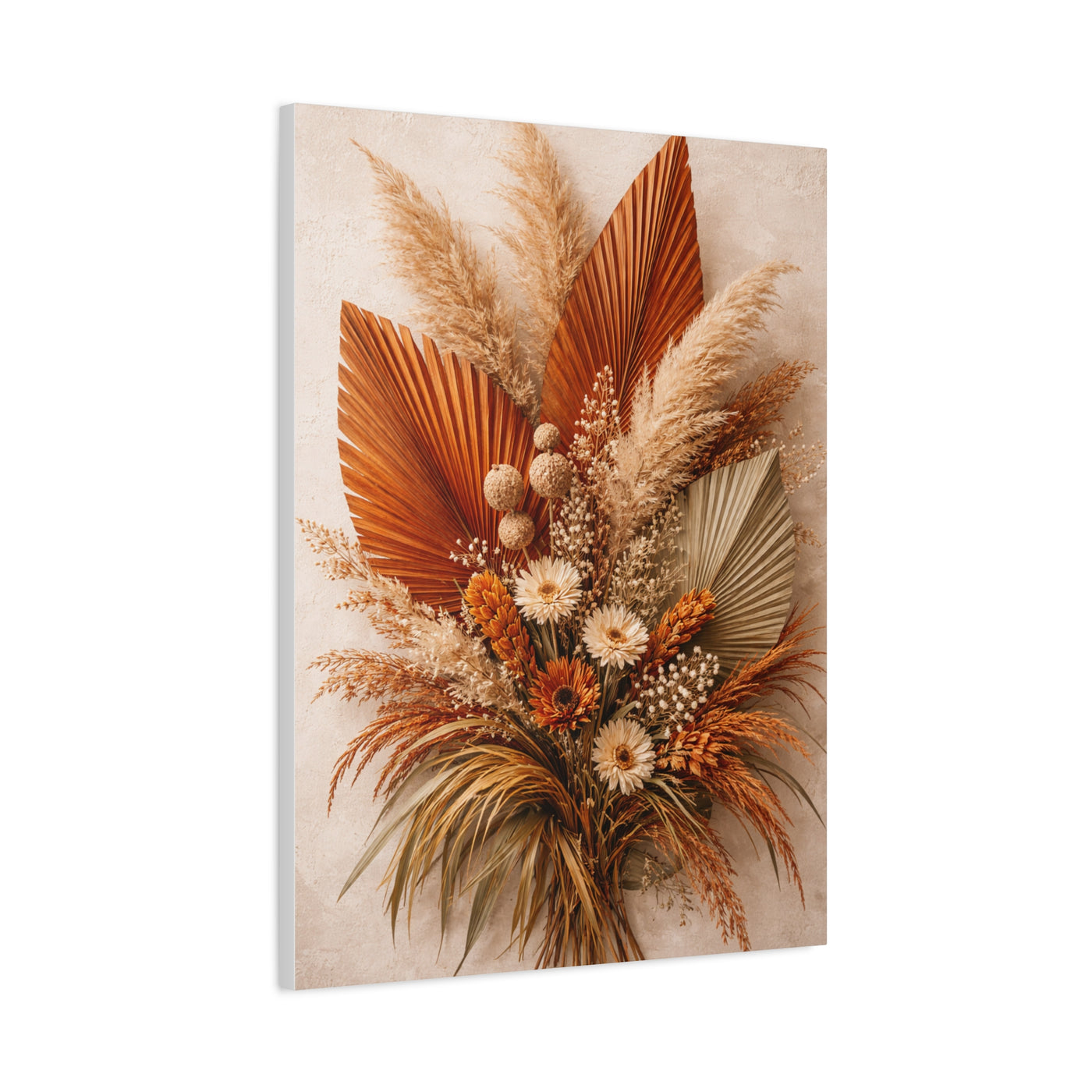 Boho Dried Botanical Arrangement Wall Art & Canvas Print
