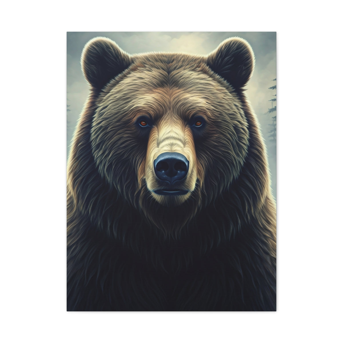 Soft Daylight Bear Portrait Wall Art & Canvas Prints