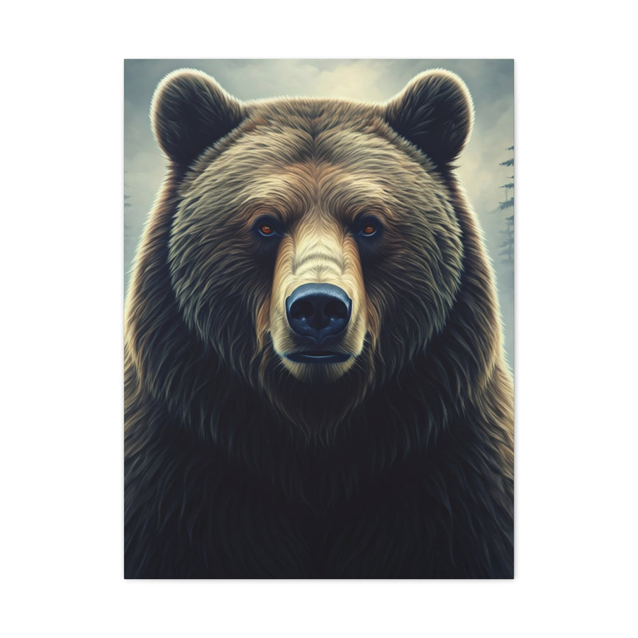 Soft Daylight Bear Portrait Wall Art & Canvas Prints