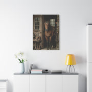 Rustic Stable Horse Portrait Wall Art & Canvas Print