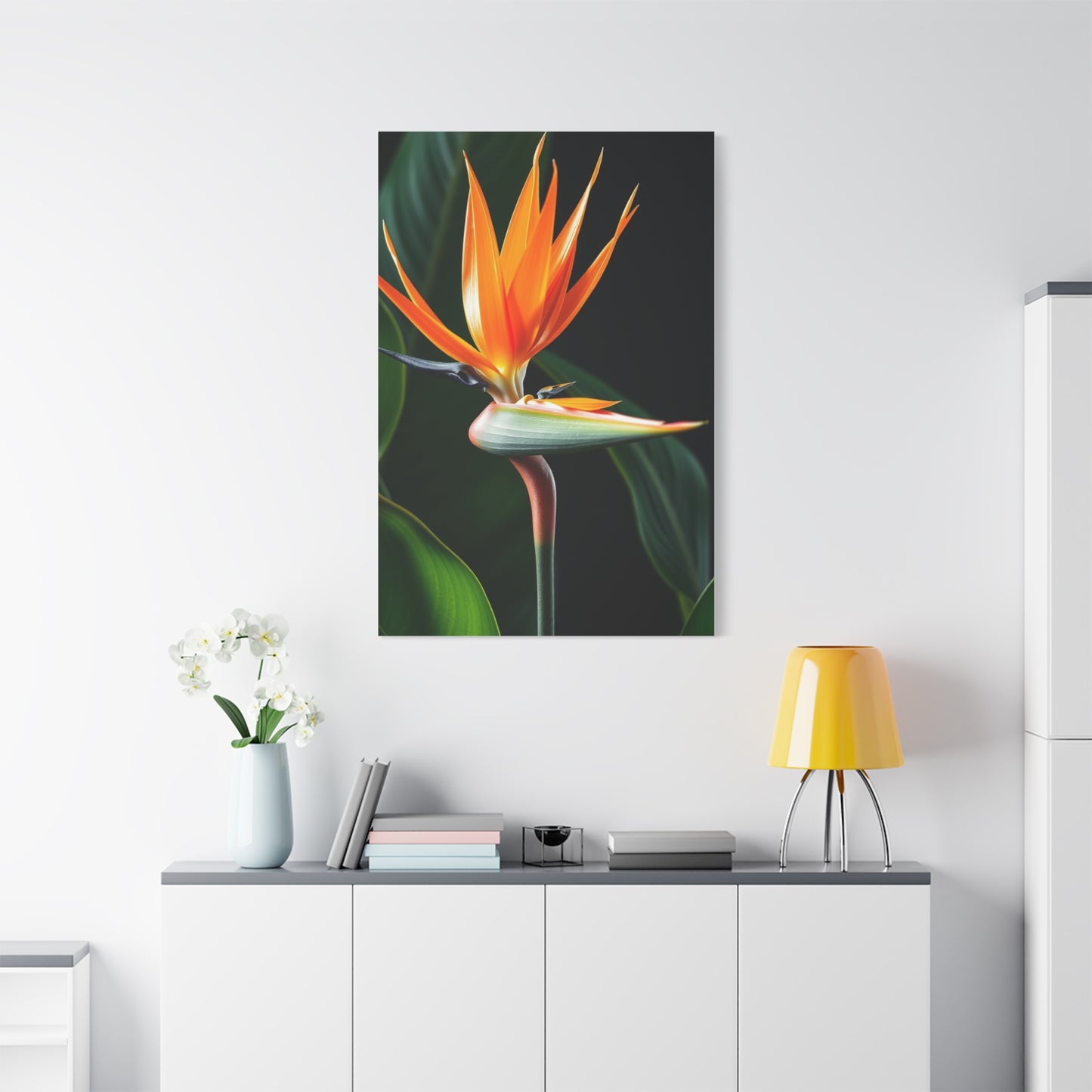 Supreme Bird of Paradise Plant Art Beautiful Collection Wall Art & Canvas Print