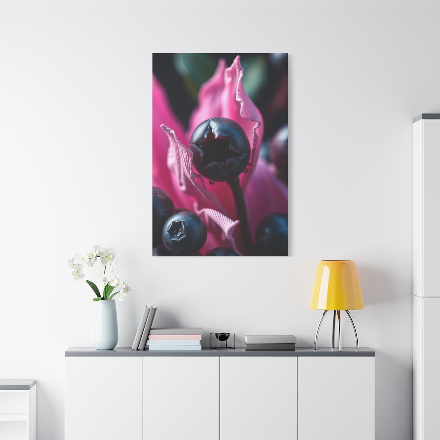 Masterpiece Blush and Blueberry Art Vision Wall Art & Canvas Print