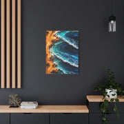 Resin Shoreline Aerial Ocean Art Wall Art & Canvas Print