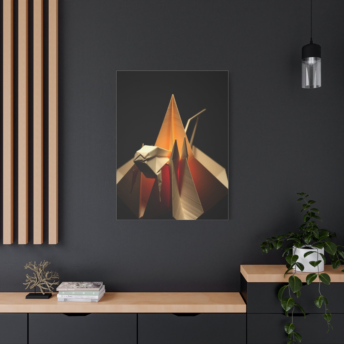 Hidden Origami Splendor Wall Art & Canvas Print