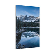 Crisp Alpine Mirror Lake Wall Art & Canvas Print