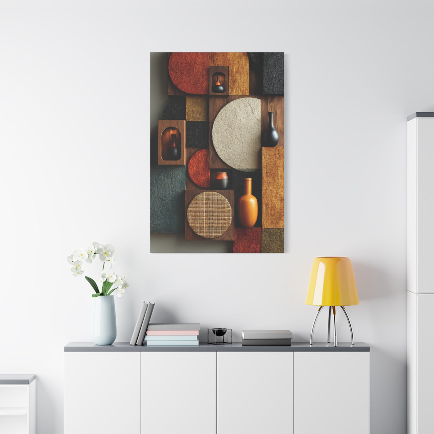 Modernist Still Life Geometry Wall Art & Canvas Print