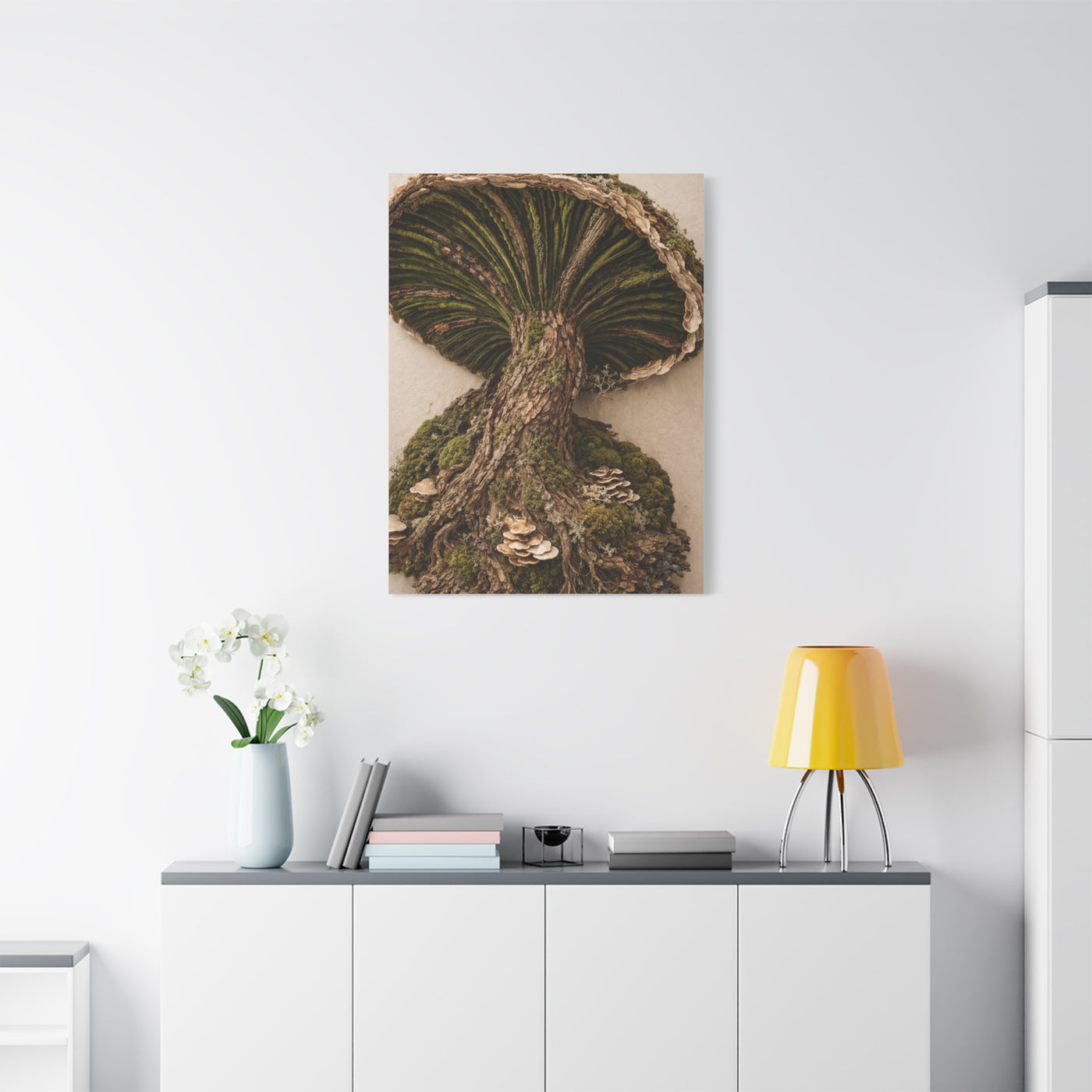 Giant Forest Biophilic Relief Sculpture Wall Art & Canvas Print