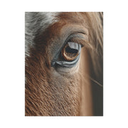 Horse Eye Macro Emotional Detail Wall Art & Canvas Print