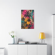 Urban Tropical Graffiti Palm Statement Tropical Wall Art & Canvas Print