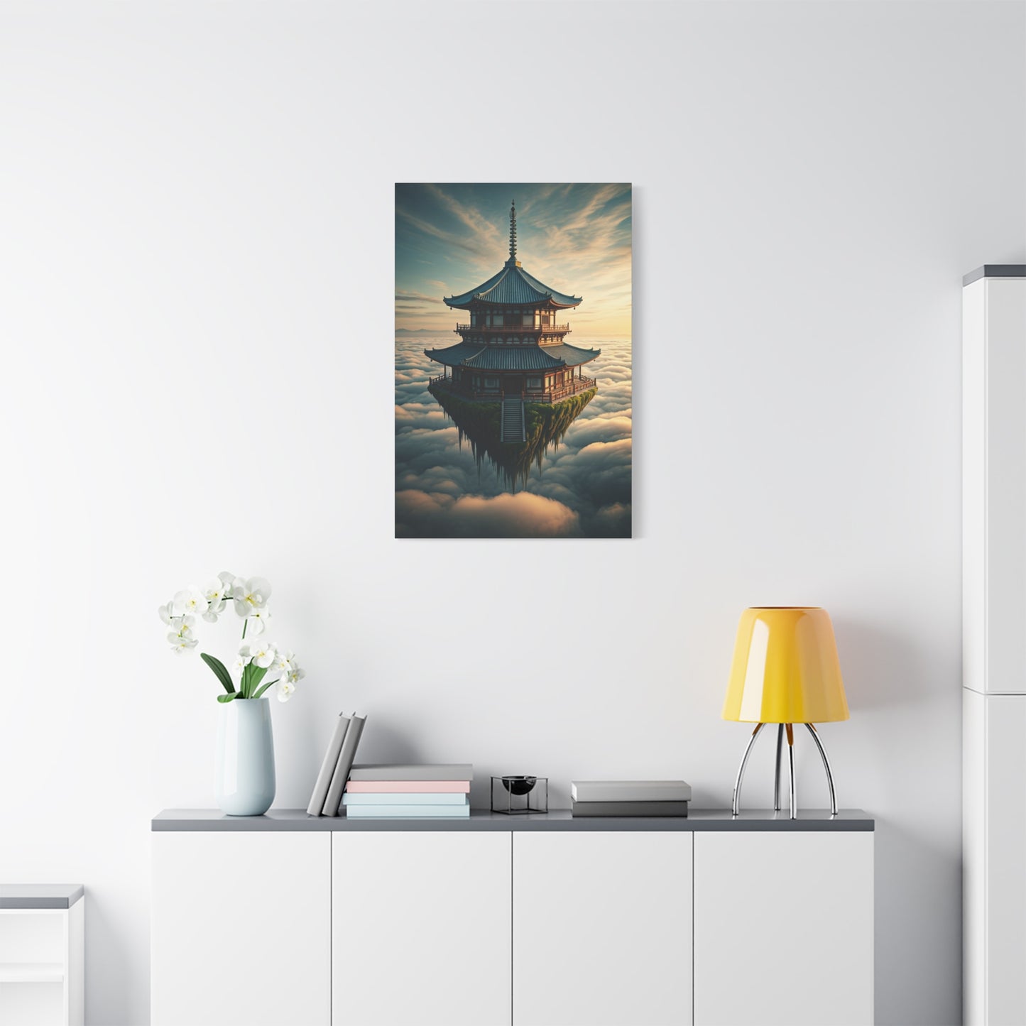 Floating Temple in the Clouds Wall Art & Canvas Prints