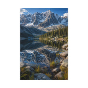Rocky Mountain Alpine Reflection Wall Art & Canvas Print