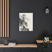 Japanese Sumi-e Mountain Path Wall Art & Canvas Print