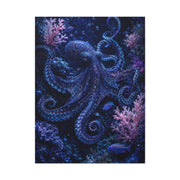 Deep Ocean Octopus Fantasy Tropical Wall Art & Canvas Print