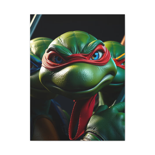 Teenage Mutant Ninja Turtles Characters Art Supreme Canvas Wall Art & Canvas Print