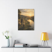 Psalm 23 Shepherd Beside Still Waters Scripture Wall Art & Canvas Print