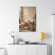 Give Us This Day Our Daily Bread Scripture Wall Art & Canvas Print