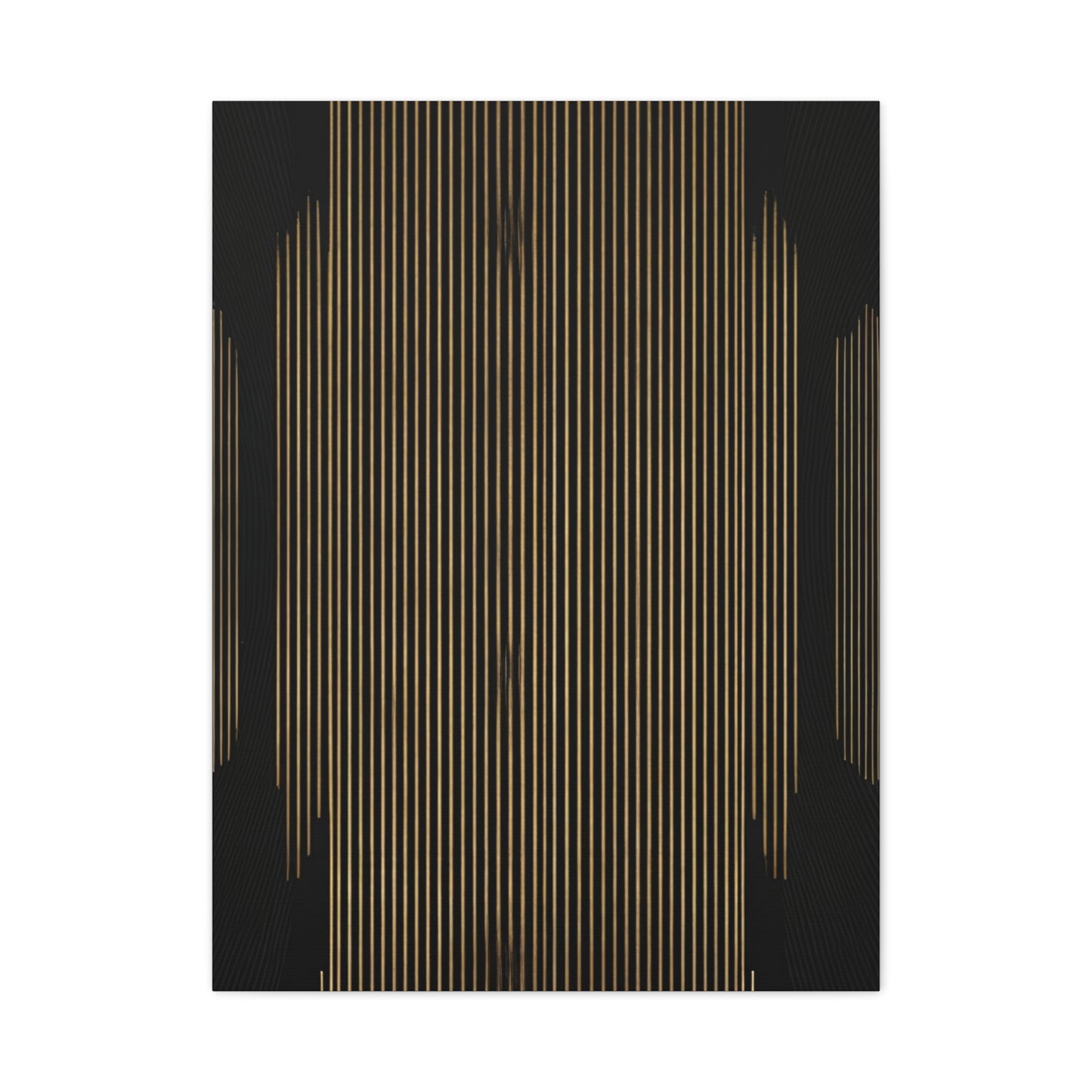 Midnight Gold Column Abstract Wall Art & Canvas Prints