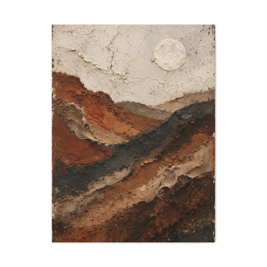 Earth Canyon Textured Landscape Wall Art & Canvas Print