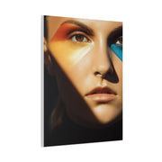 Modern Color Geometry Portrait Wall Art & Canvas Print
