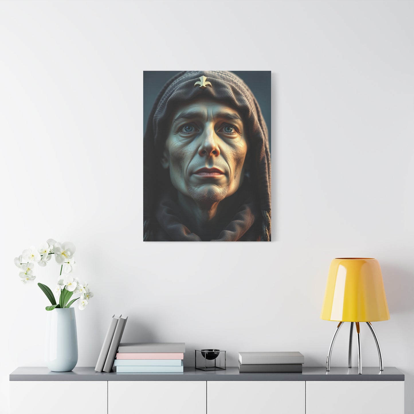 Blue & Gray Art Luxury Canvas Wall Art & Canvas Print