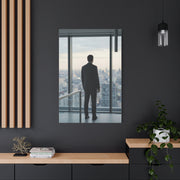 Leadership Reflection Skyline Scene Wall Art & Canvas Print