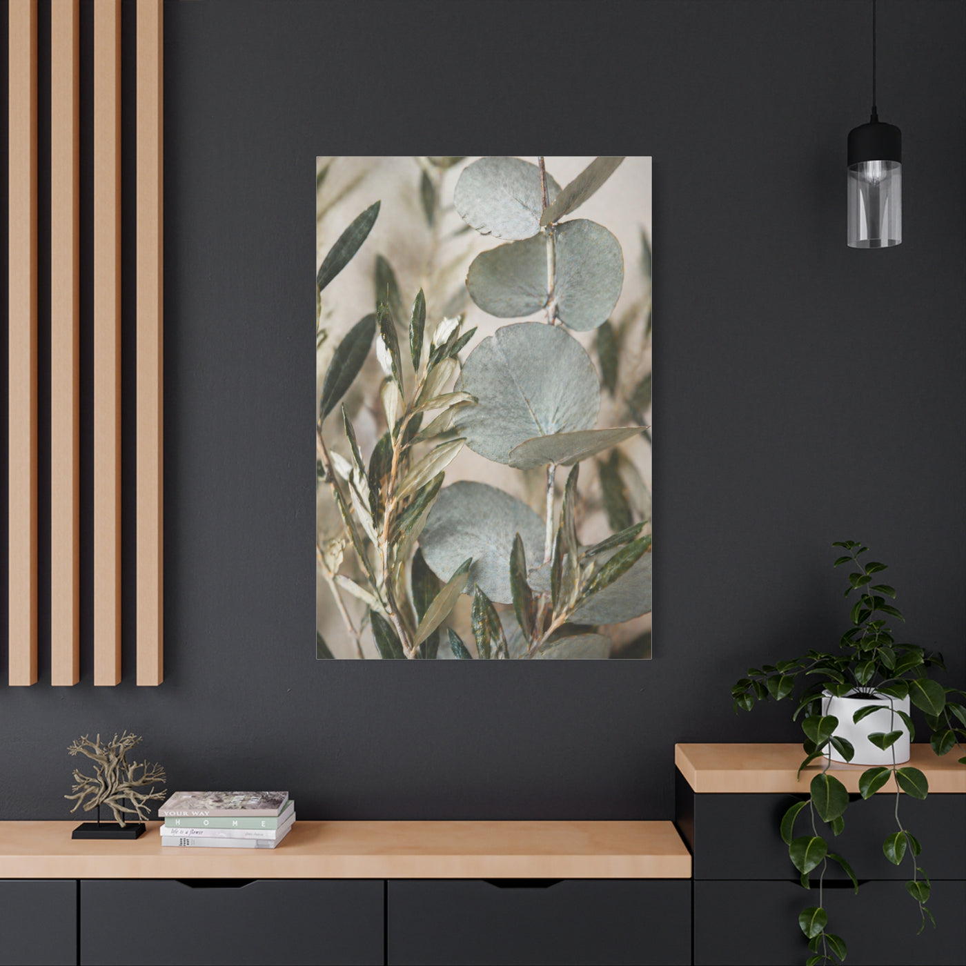 Botanical Eucalyptus Close-Up Wall Art & Canvas Print