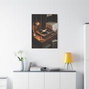 Jazz Vocalist Spotlight Performance Wall Art & Canvas Print