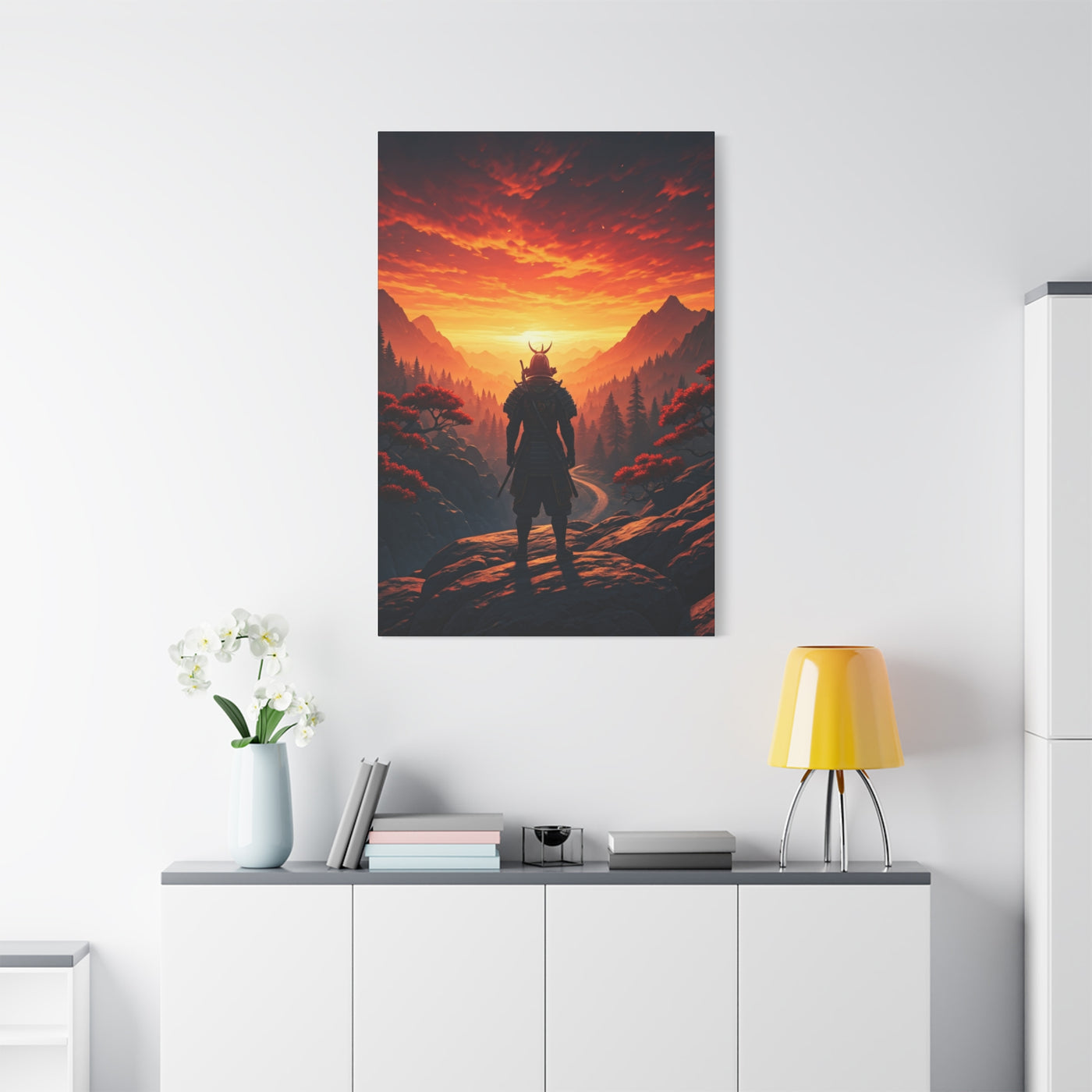 Samurai at Sunset Wall Art & Canvas Prints