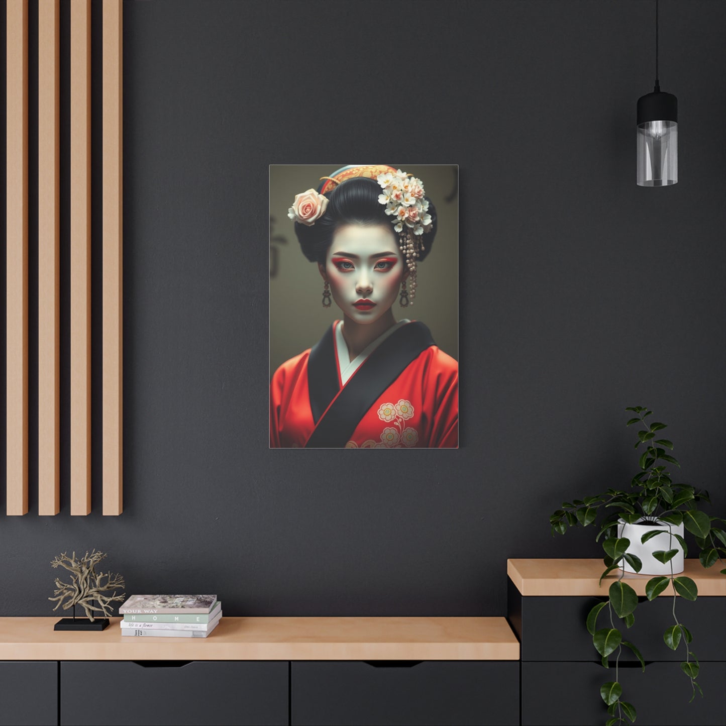 Geisha Art Refined Canvas Wall Art & Canvas Print