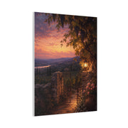 Song of Solomon Vineyard Dusk Scripture Wall Art & Canvas Print