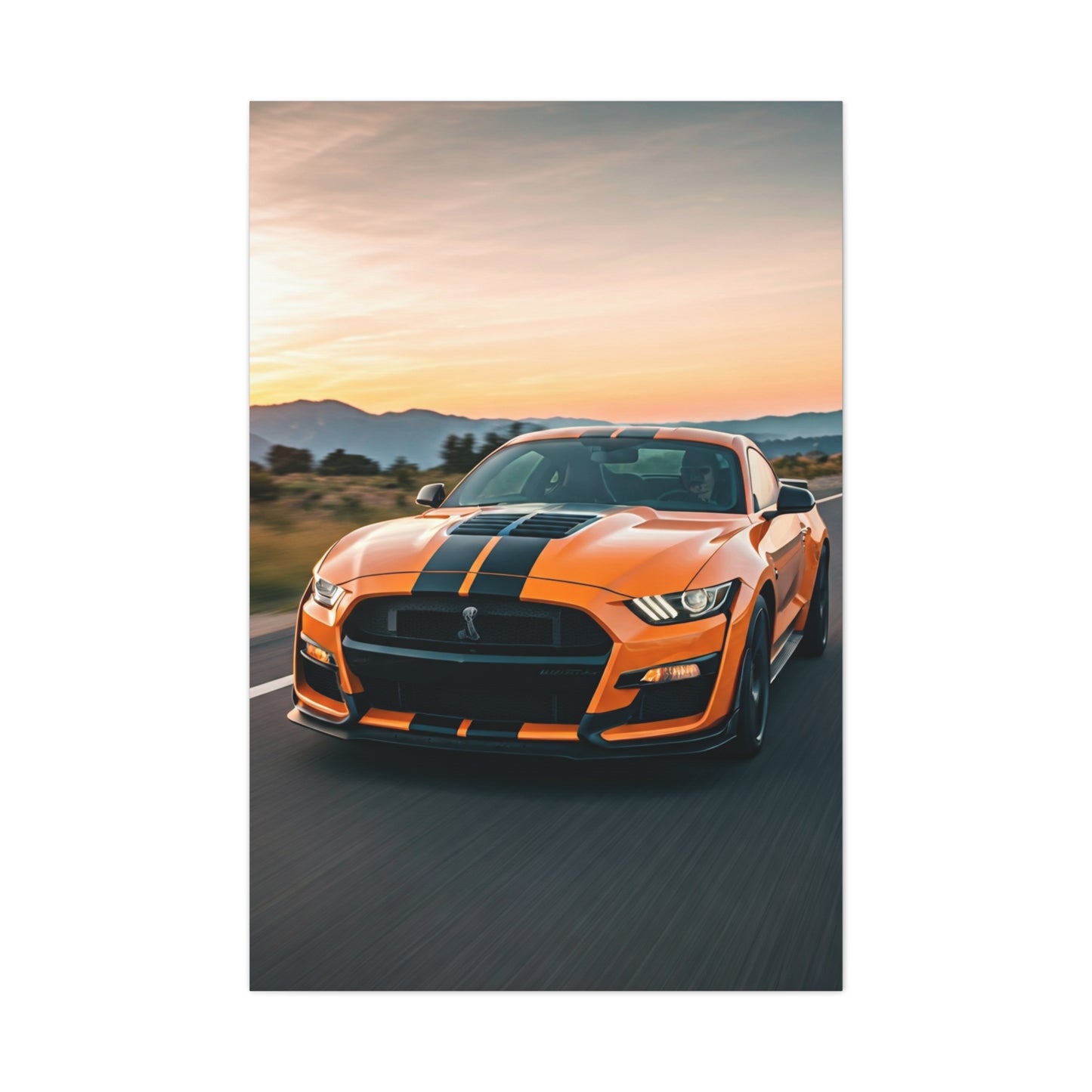Ford Mustang Shelby GT500 Mountain Pass Assault Wall Art & Canvas Prints