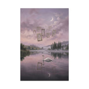 Surreal Swan Dreamscape Reflection Wall Art & Canvas Print