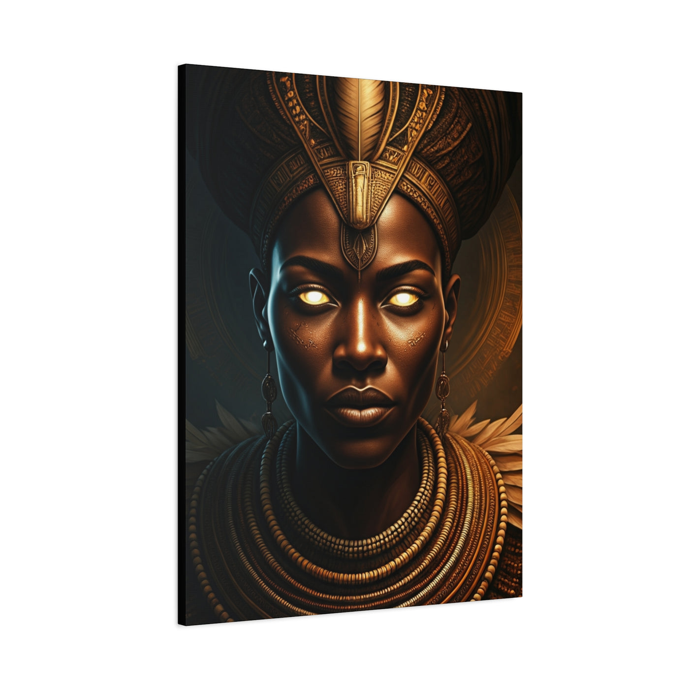 Golden Empress of Shadows Wall Art & Canvas Prints