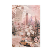 Romantic Blush NYC Dream Collage Wall Art & Canvas Print