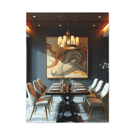 Refined Banquet Canvas Wall Art & Canvas Print