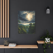 Stormlight Over Emerald Jungle Valley Wall Art & Canvas Prints
