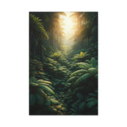Elephant Mother and Calf at Sunset Wall Art & Canvas Prints