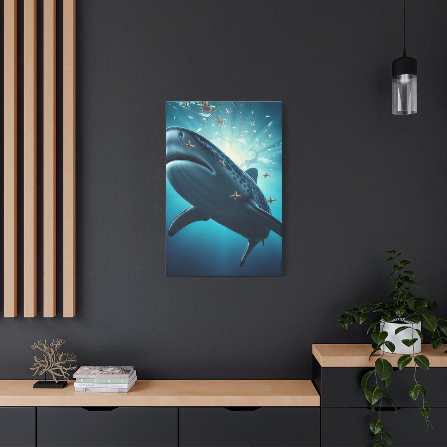 Vision Whale Shark Art Art Wall Art & Canvas Print