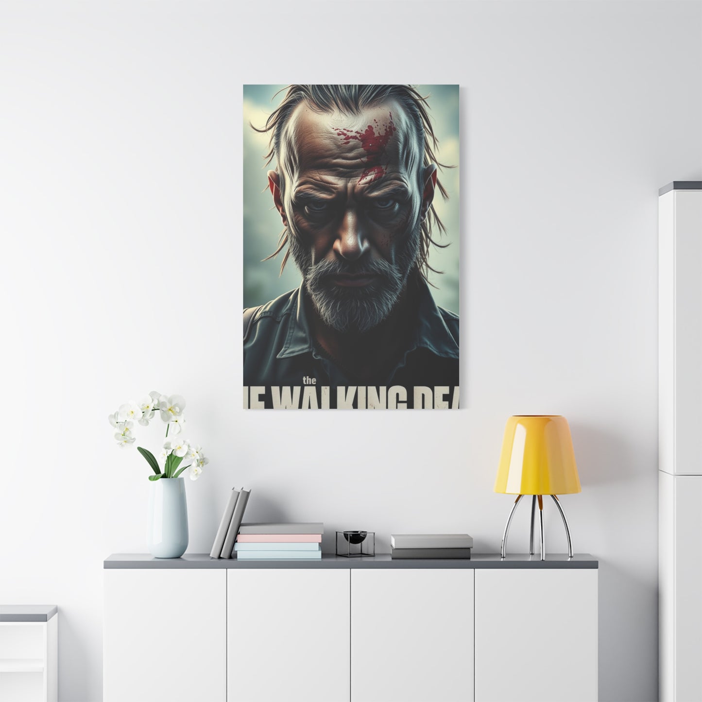 The Walking Dead Characters Art Supreme Canvas Wall Art & Canvas Print