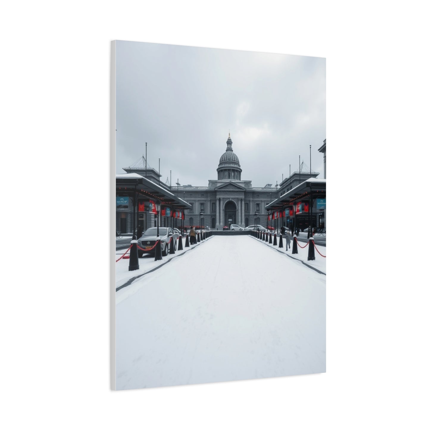 Gray & White Art Refined Canvas Wall Art & Canvas Print