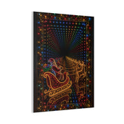 Infinity Tunnel Santa Sleigh Wall Art & Canvas Print