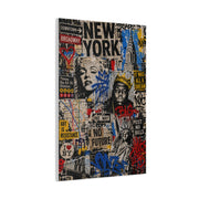 NYC Pop Graffiti Collage Statement Wall Art & Canvas Print
