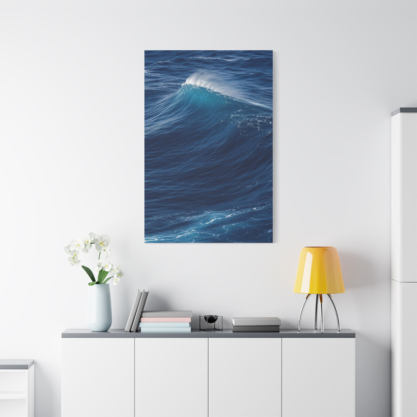 Open Ocean Cresting Wave Study Wall Art & Canvas Print