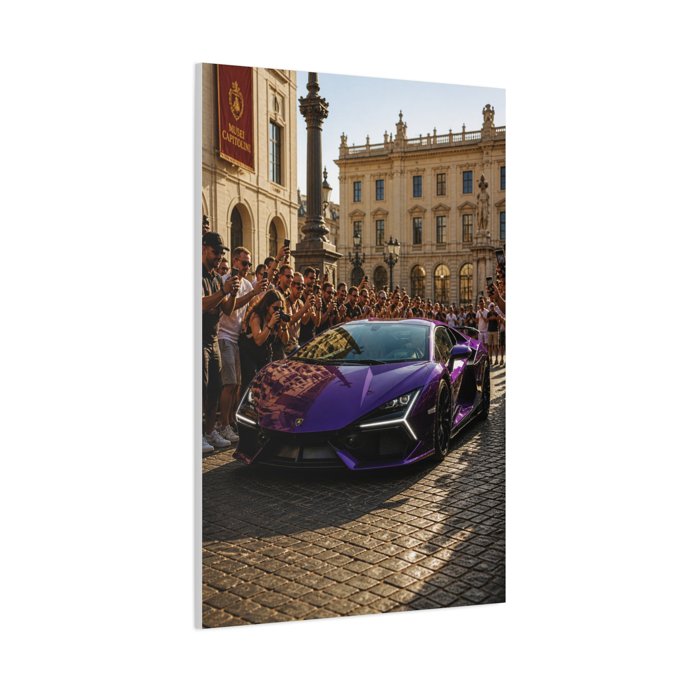 Viola Mithras Lamborghini Revuelto Supercar Scene Wall Art & Canvas Print