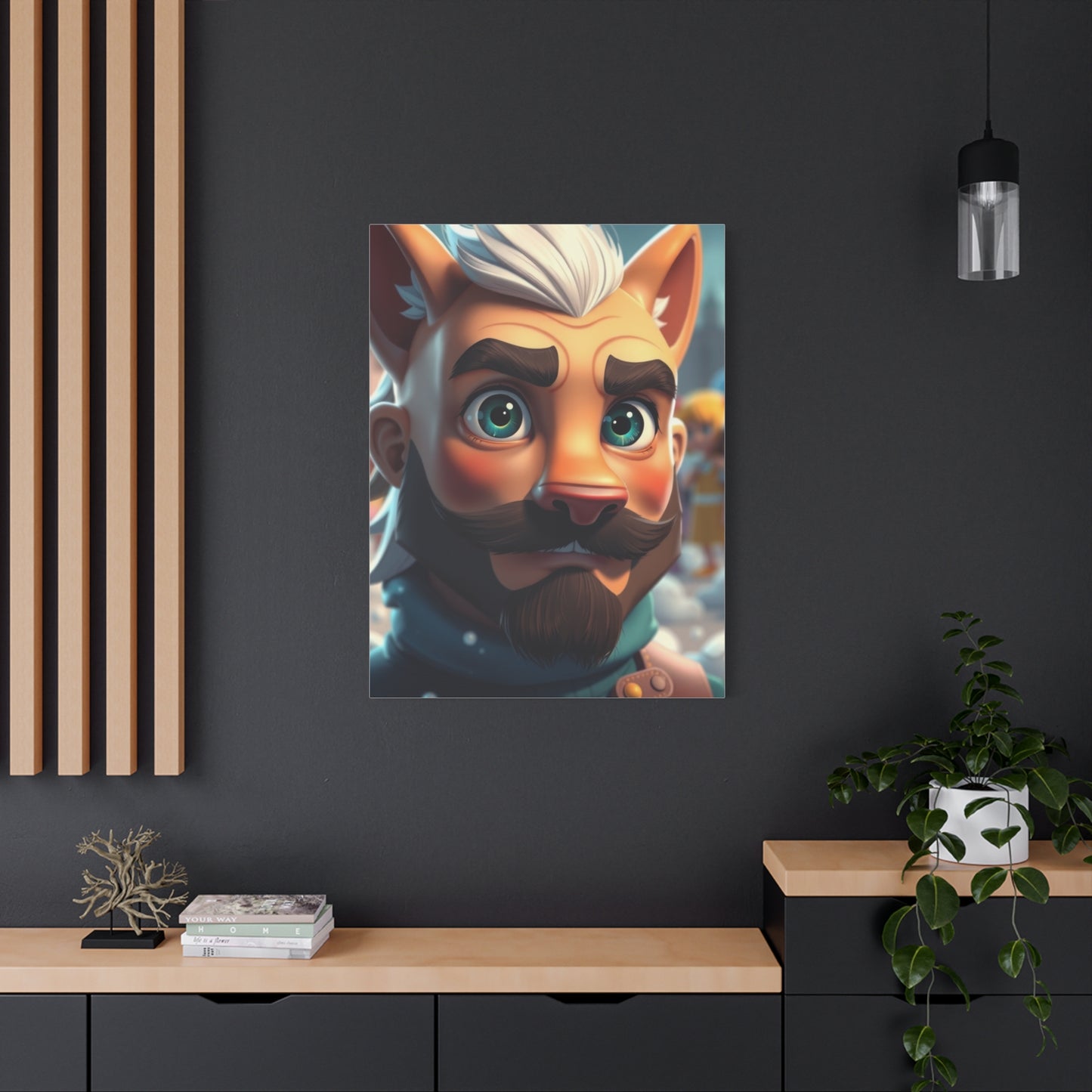 Animated Elegance Canvas Wall Art & Canvas Print