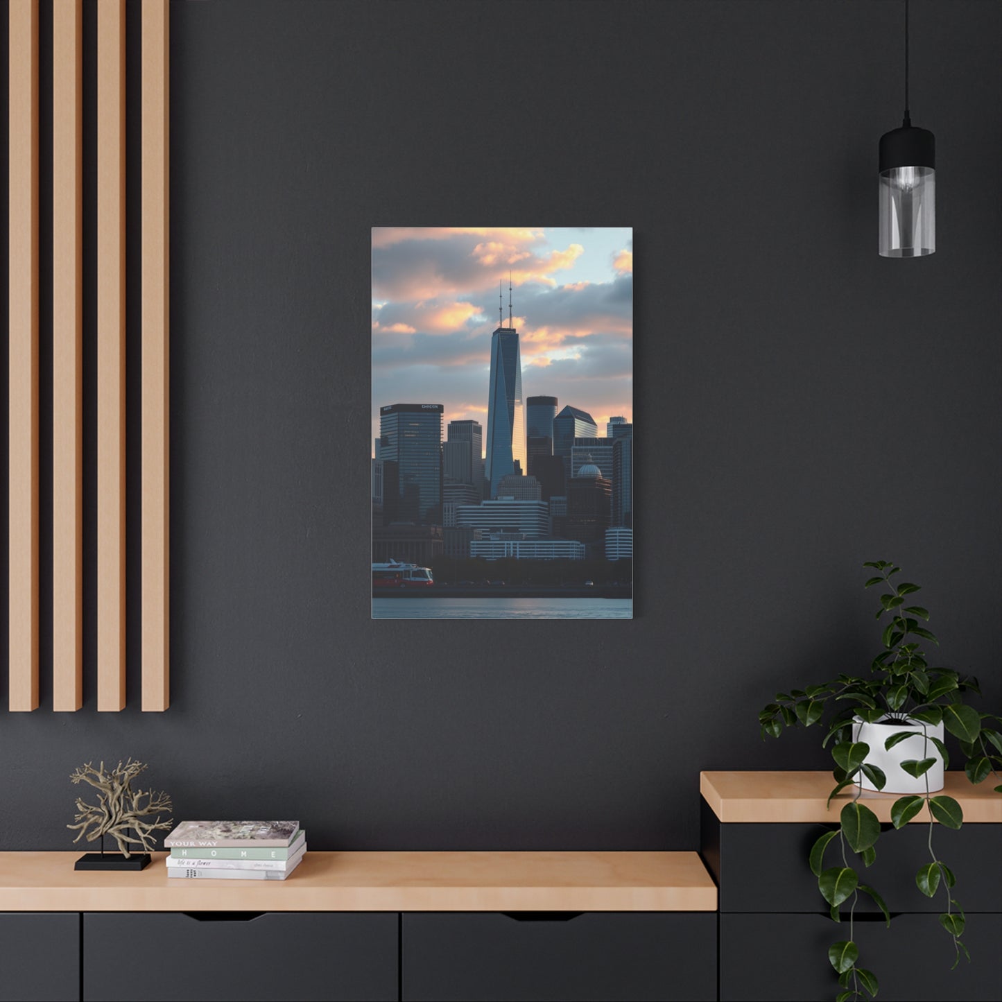 Chicago Skylines Art Canvas Art 8 Wall Art & Canvas Print