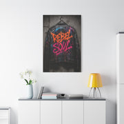 Rebel Soul Leather Graffiti Street Wall Art & Canvas Print