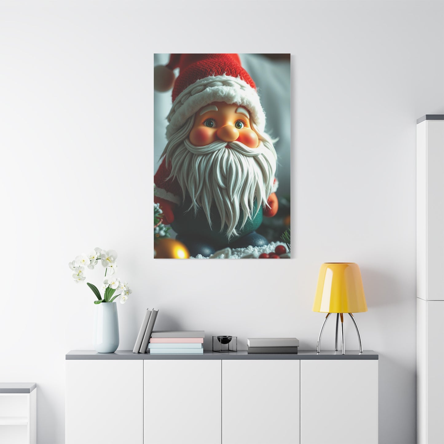 Christmas Gnome Art Luxury Canvas Wall Art & Canvas Print