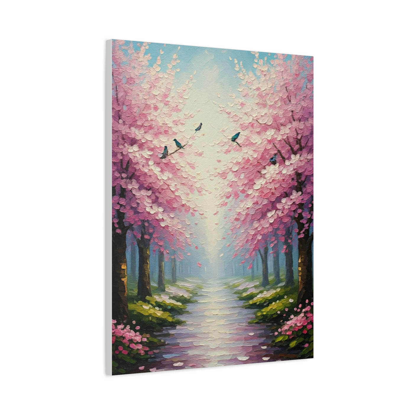 Contemporary Sakura Garden Painting Wall Art & Canvas Prints