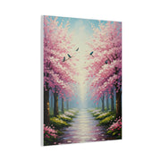Contemporary Sakura Garden Painting Wall Art & Canvas Prints